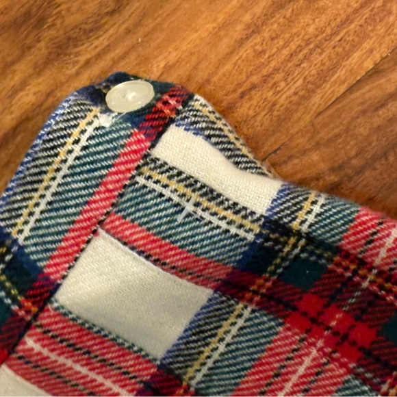 Ann Stevens Vintage Wool Pleated Stewart Plaid Skirt XS 0 2 24 25 Holiday Xmas - Picture 5 of 8